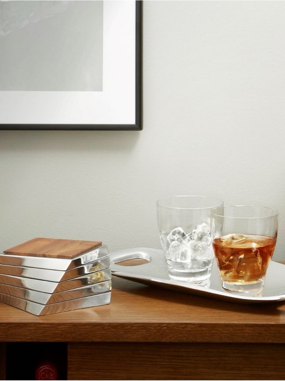 Nambe Twist Set of 6 Coasters